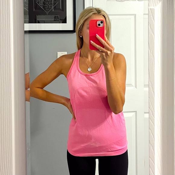 lululemon athletica Tops - Lululemon Pink Swiftly Tank Top